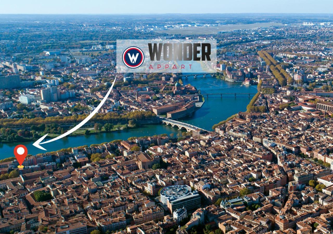 Wonder Appart' 402 - Vue Sur Garonne Toulouse Dış mekan fotoğraf